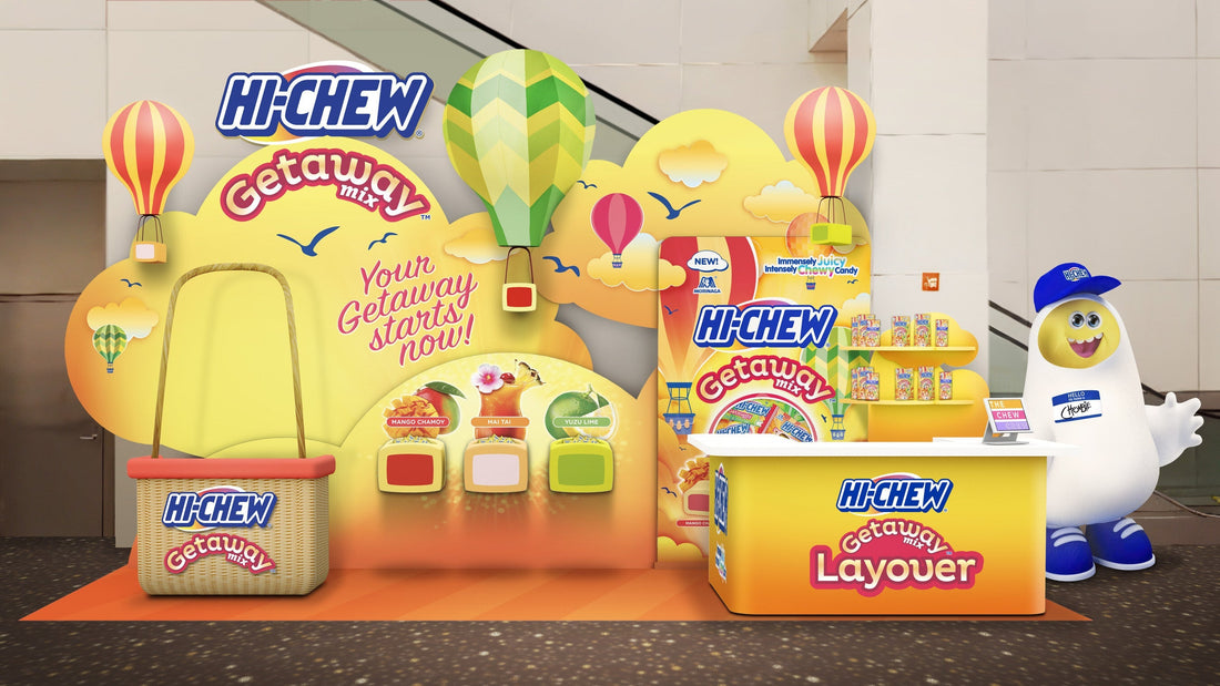 HI-CHEW® Introduces New Getaway Mix and Brings an Immersive Pop-Up Experience to Miami International Airport